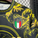 Camisa Seleção Itália x Versace - Puma - Preto e Dourado