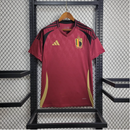 Camisa Bélgica Home 24/25 s/n° Torcedor Adidas Masculino - Grená