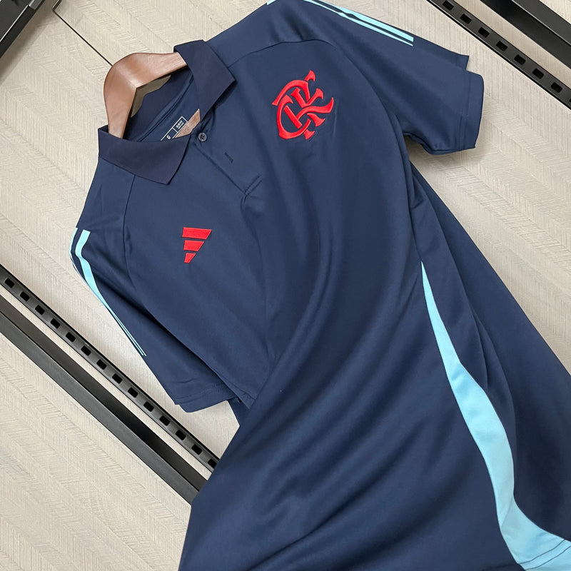 Camisa do Flamengo Polo Azul Escura 2025