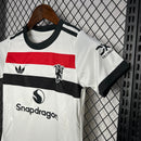 Kit Infantil Manchester United 24/25 - Branco e Vermelho