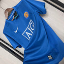 Camisa Retrô Manchester United Nike 2007/08 Masculino Azul