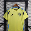 Camisa Suécia Home 24/25 s/n° Torcedor Adidas Masculino - Amarelo