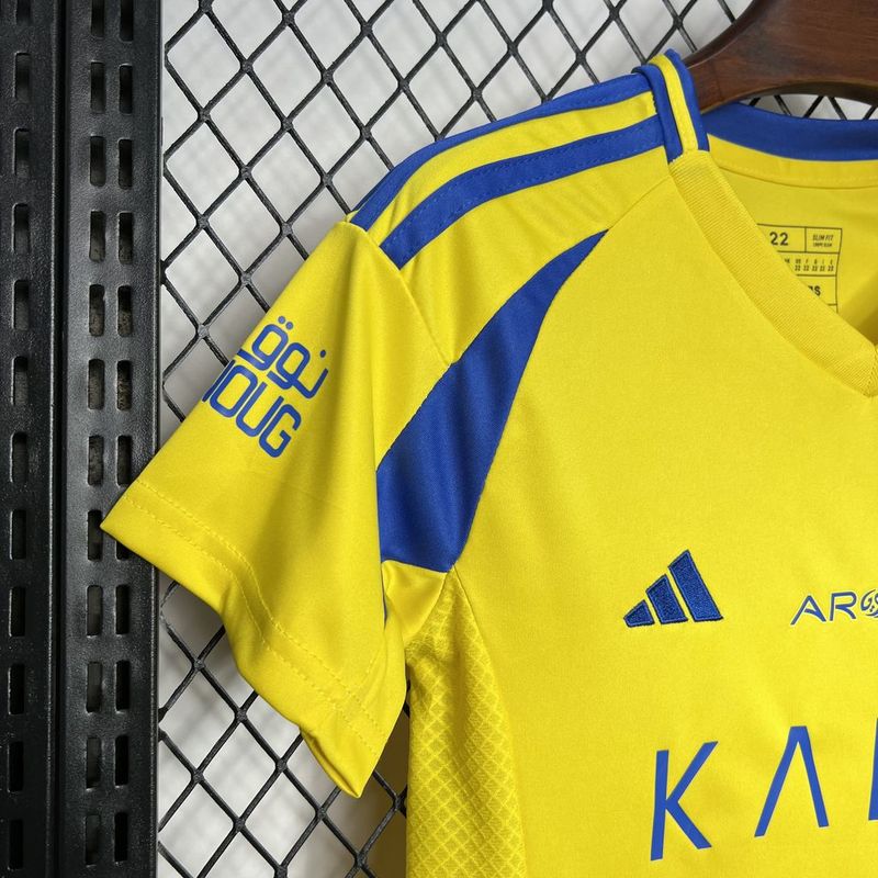 Kit  Infantil Al-Nassr Home 24/25  - Amarelo