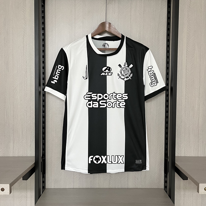 Camisa Nike Corinthians  III 24/25 - Preta e Branca