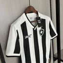 Camisa Reebok Botafogo 24/25 Casa - Preta e Branca  (Patch)
