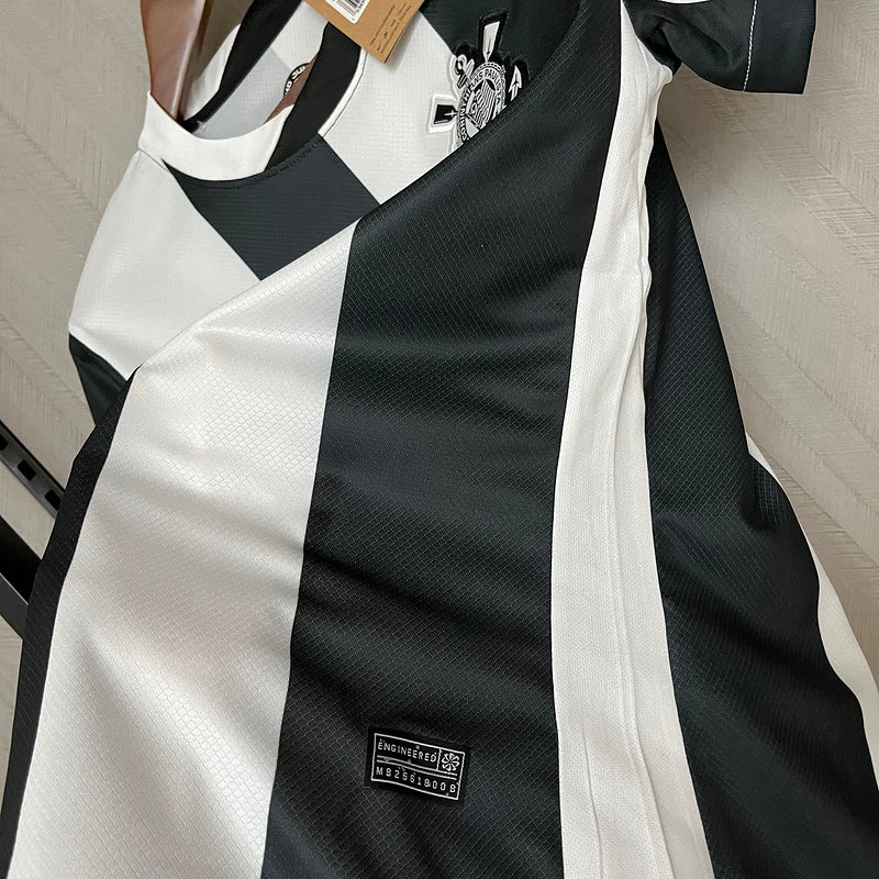 Camisa Corinthians IlI 24/25 s/n° Torcedor Nike Feminina - Preto e Branco