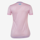 Camisa Grêmio Outubro Rosa 24/25 s/n° Torcedor Umbro Feminina - Rosa+Azul