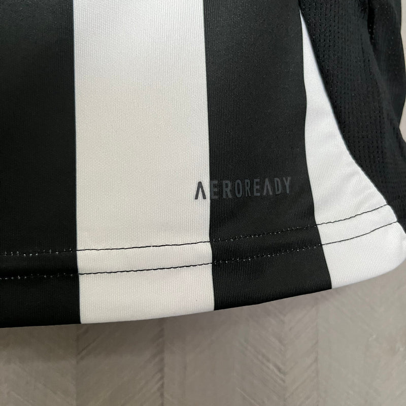 Camisa 1 Atlético MG 25/26 Preta e branca - (Feminina)