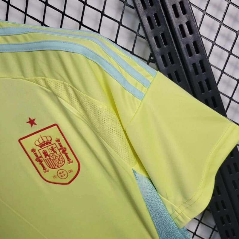 Camisa Espanha Away 24/25 s/n° Torcedor Adidas Masculino - Amarelo