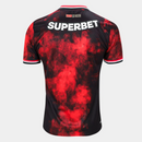 Camisa São Paulo 24/25 Jogador Comemorativa New Balance Masculina - Preto+Vermelho