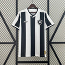 Camisa Reebok Botafogo 24/25 Casa - Preta e Branca (patrocinadores)