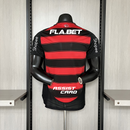 Camisa Flamengo I 2025 Jogador  C/Patrocinio - Vermelho+Preto