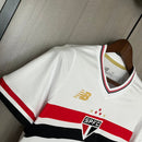Camisa São Paulo 25/26 Casa New Balance - Branco+Vermelho - (Feminina)