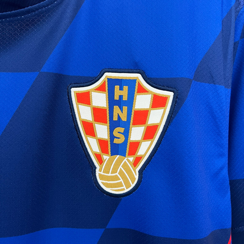 Camisa Seleção da Croácia Away 24/25 Torcedor Nike Masculina - Azul