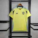 Camisa Suécia Home 24/25 s/n° Torcedor Adidas Masculino - Amarelo