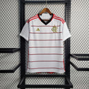Camisa Flamengo II 23/24 s/n° Torcedor Adidas Masculina - Branca com detalhes em Dourado