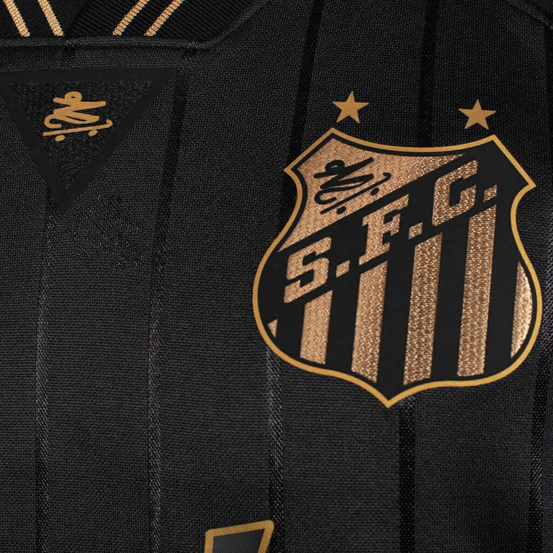 Camisa Santos Edição Charlie Brown Jr 24/25 Preta - Umbro Masculino Torcedor