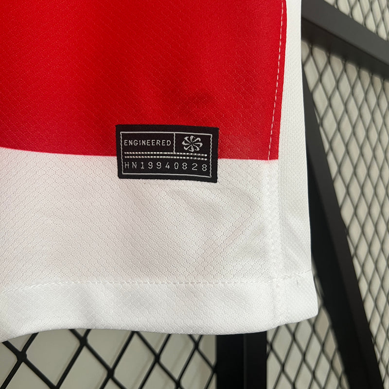 Camisa Seleção da Croácia Home 24/25 Torcedor Nike Masculina - Branco e Vermelho