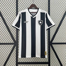 Camisa Reebok Botafogo 24/25 Casa - Preta e Branca (patrocinadores)