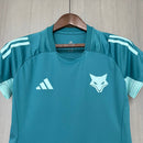 Camisa Cruzeiro 25/26 Treino Adidas - Azul Turquesa+Branco - (Feminina)