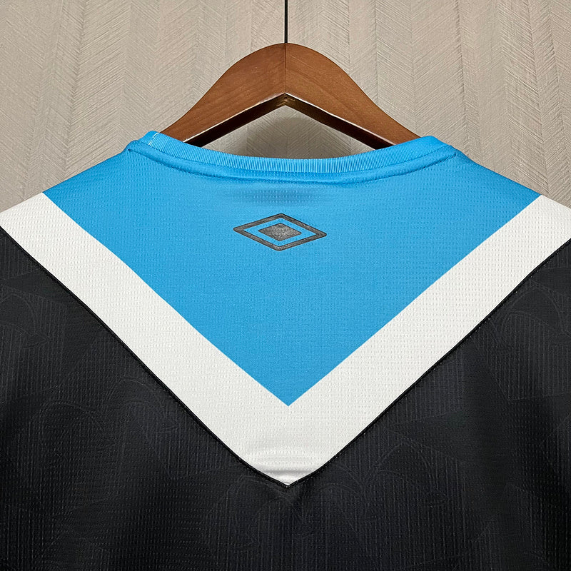 Camisa Grêmio III 24/25  Torcedor Umbro Masculina - Preto+Branco