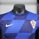 Camisa Seleção da Croácia Away 24/25 Torcedor Nike Masculina - Azul - Modelo Jogador