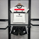 Kit Infantil Manchester United 24/25 - Branco e Vermelho