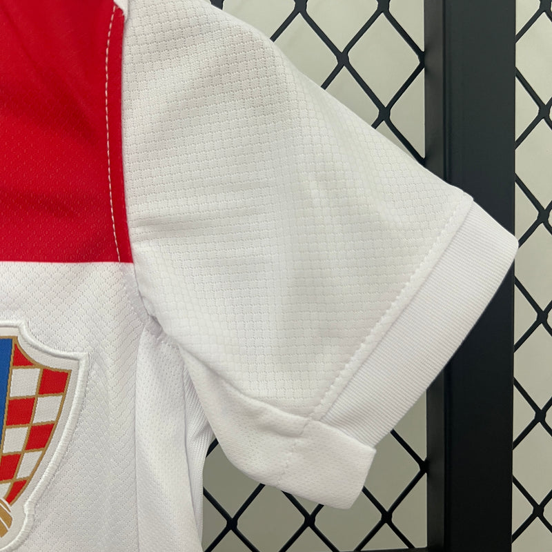 Conjunto Infantil Croácia 24/25 Home
