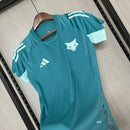 Camisa Cruzeiro 25/26 Treino Adidas - Azul Turquesa+Branco - (Feminina)