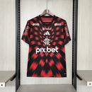 Camisa Pré Jogo do Flamengo 2025 c/patrocinios