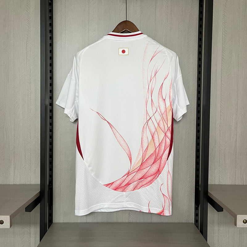 Camisa Seleção Japão II 24/25 - Torcedor Y-3 Masculina - Branca