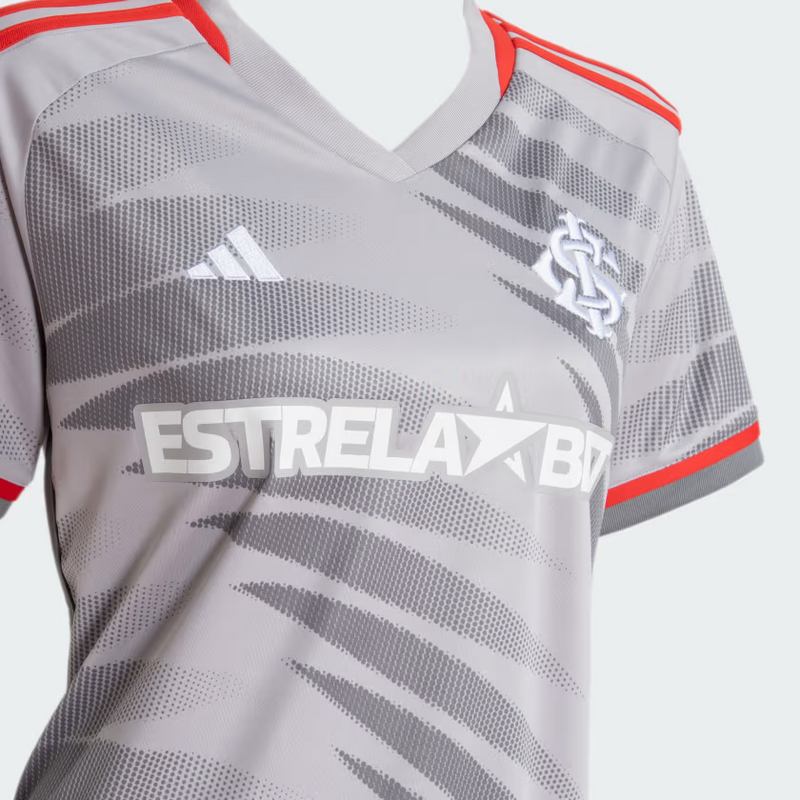 Camisa Internacional III 24/25  Torcedor Adidas Feminina - Cinza