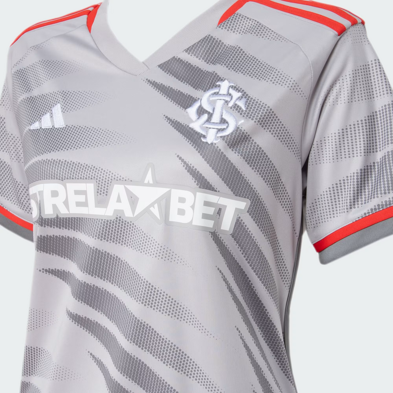 Camisa Internacional III 24/25  Torcedor Adidas Feminina - Cinza