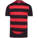 Camisa Adidas Flamengo I 2025 Preta e vermelha (Patch Libertadores)