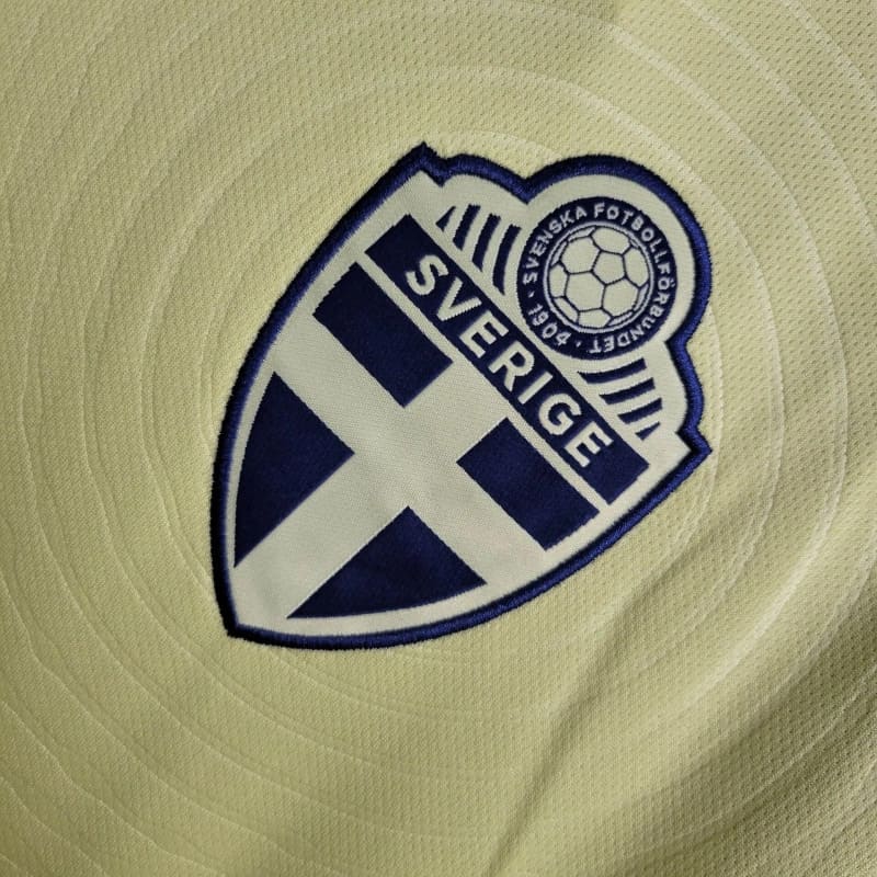 Camisa Suécia Home 24/25 s/n° Torcedor Adidas Masculino - Amarelo