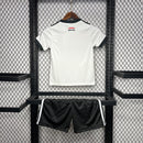 Kit Infantil Manchester United 24/25 - Branco e Vermelho