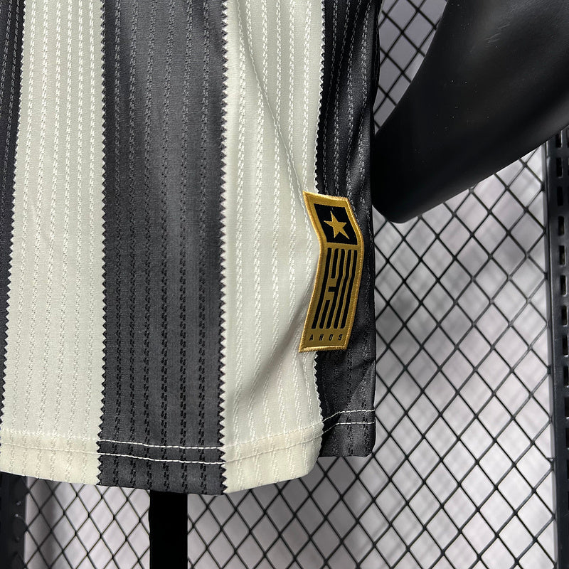 Camisa Reebok Botafogo Jogador  24/25 Casa - Preta e Branca