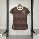 Camisa Flamengo Identidade Feminina Marrom