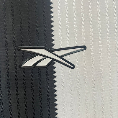 Camisa Reebok Botafogo 24/25 Casa - Preta e Branca (patrocinadores)