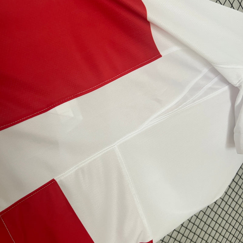 Camisa Seleção da Croácia Home 24/25 Torcedor Nike Masculina - Branco e Vermelho