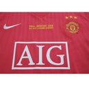 Camisa Manchester United 2007/08 - Retrô Masculino - Vermelho