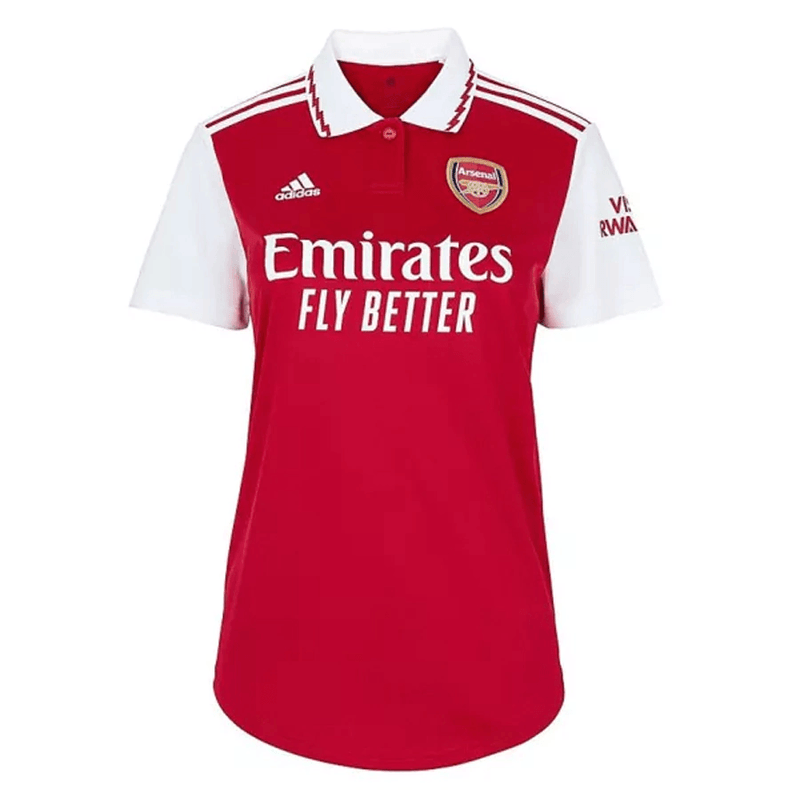Camisa Arsenal Home 22/23 s/n° Torcedor Feminina - Vermelha