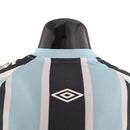 Camisa Grêmio I 22/23 - Preta, Branca e Azul - Umbro - Masculino Jogador