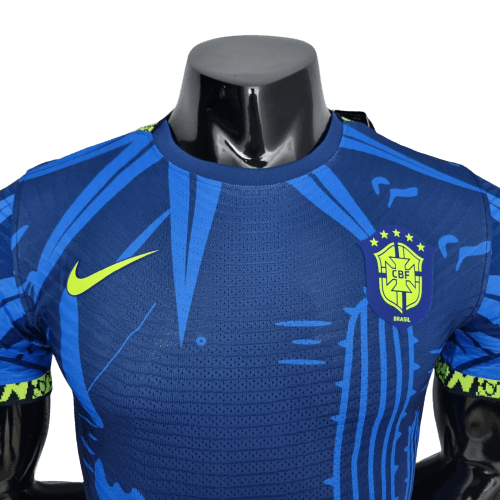 Camisa Seleção Brasil  2022 Nike - Azul - Conceito Nordeste