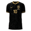 Camisa Seleção Brasil Fourth 2022 Nike - Preto - Conceito Nordeste