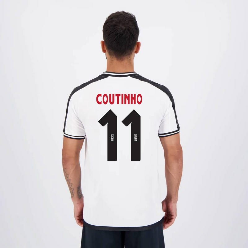 Camisa Vasco I 24/25  Kappa Masculina - Branca COUTINHO