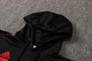 Conjunto Arsenal 21/22 Preto - Adidas - Com Capuz