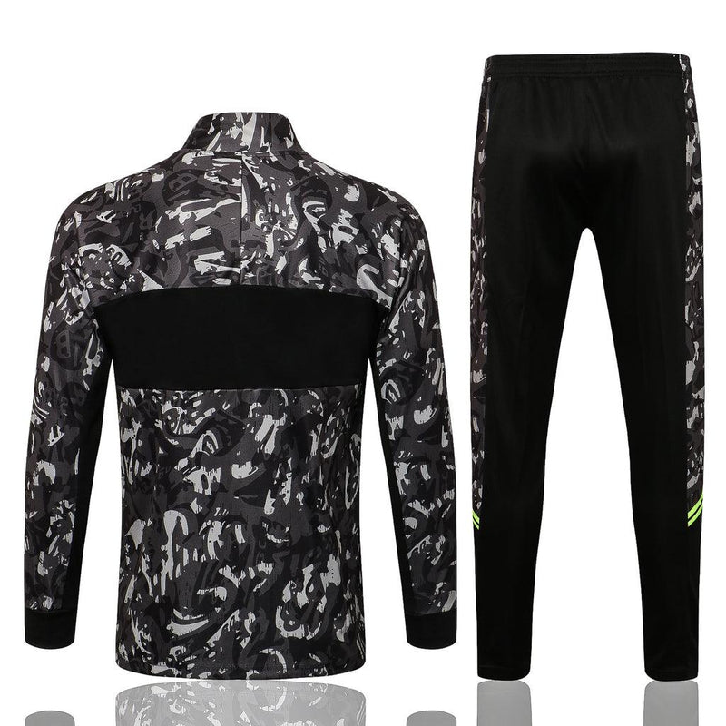 Conjunto Borussia Dortmund 21/22 Preta - Puma - Com Fecho