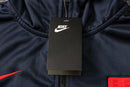 Conjunto França 21/22 Azul - Nike - Com Fecho e Capuz
