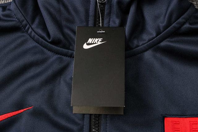 Conjunto França 21/22 Azul - Nike - Com Fecho e Capuz